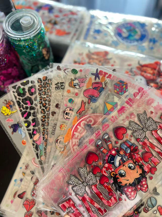 UVDTF Wraps and Decals for any hard  surface,Cup Stickers,16 oz Wraps,Tumber Stickers